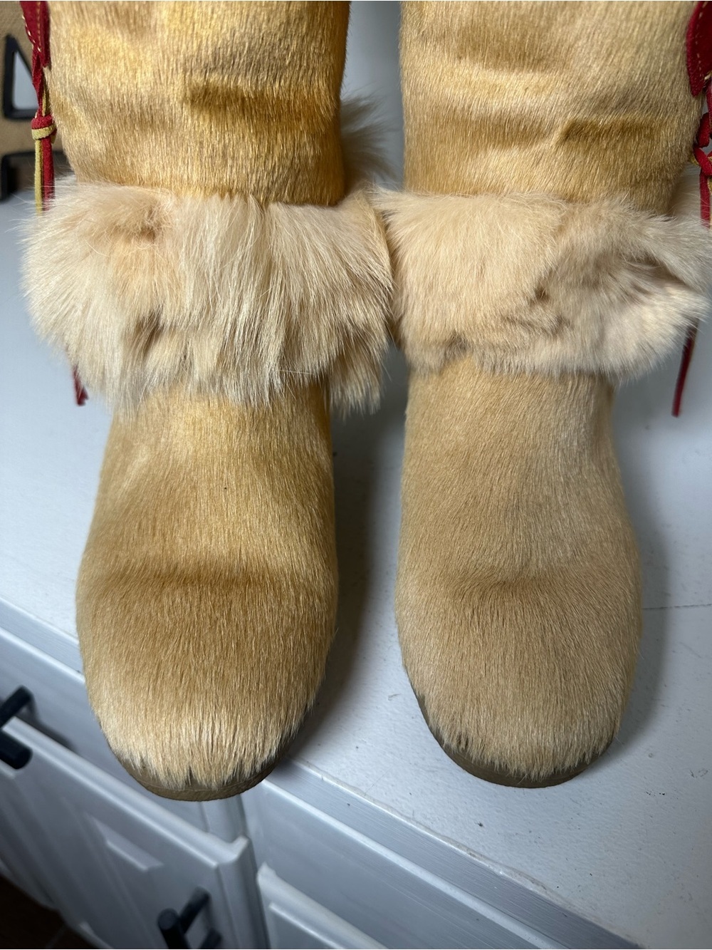 Vintage Tecnica Moon Boots Women US 8.5 EU39 Italian Apres Ski Shearling Rare - Picture 3 of 9
